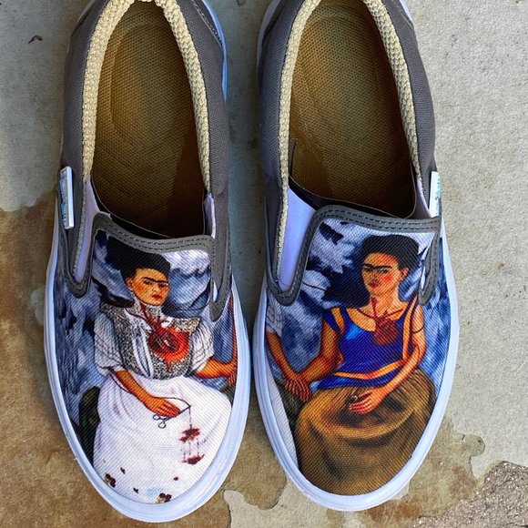 CANVAS SLIPON SNEAKERS "LA VIDA DE FRIDA K… - Picture 6 of 7